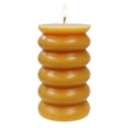 thumbnail image 3 of Better Homes & Gardens Unscented Bubble Pillar Candle, 3x5 Inches, Orange, 3 of 5
