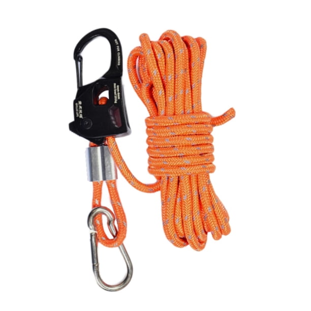 Cuerda guía para tienda de campaña Sharpla 6mm nailon resistente 5M Naranja