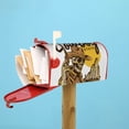 thumbnail image 4 of Lsque Skull Cowboy Mailbox Cover Standard Size ,Magnetic Mailbox Covers Post Wraps Letter Box Cover -21x18 in, 4 of 9