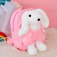 thumbnail image 5 of Cute Bunny Backpack with Bow Accent Lightweight Padded Straps Elementary School Bookbag, 5 of 10