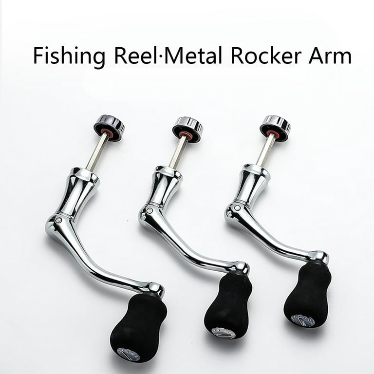 Metal Fishing Reel Replacement Power Handle - Metal Rocker Arm Grip Fishing  Spinning Reel Handle Grip-Fishing Reel Part 
