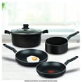 thumbnail image 3 of BATERIA DE COCINA T-FAL 390900 5 PIEZAS ALUMINIO ANTIADHERENTE NEGRO negro 1 T-fal 0390900, 3 of 3