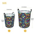 thumbnail image 3 of Cauagu Colored Glass1 for Laundry Basket,Collapsible Organizer Basket for Storage Bin Toy Bins Gift Baskets Bedroom Clothes Children Nursery Hamper -Small, 3 of 7