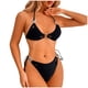 thumbnail image 1 of Traje de baño dividido para mujer Bikini Split Color sólido Cintura alta Traje de baño OAVQHLG3B Store  lin121212, 1 of 4