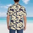 thumbnail image 6 of Fotbe Game Controller Hawaiian Shirt for Men Unisex Summer Beach Casual Short Sleeve Cotton Linen Button Down Shirts-3X-Large, 6 of 9