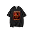 thumbnail image 1 of Camisetas de manga corta con estampado para niñas y niñas, de algodón, cómodas para uso diario, playera simple de veranoWomen'S Vintage California Print T-Shirt, Crew Neck, Short Sleeve, Geometric P, 1 of 7