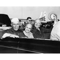 thumbnail image 2 of Prime Minister Jawaharlal Nehru Of India And President Harry Truman In Open Car. Between Them Is Nehru'S Sister History, 2 of 2