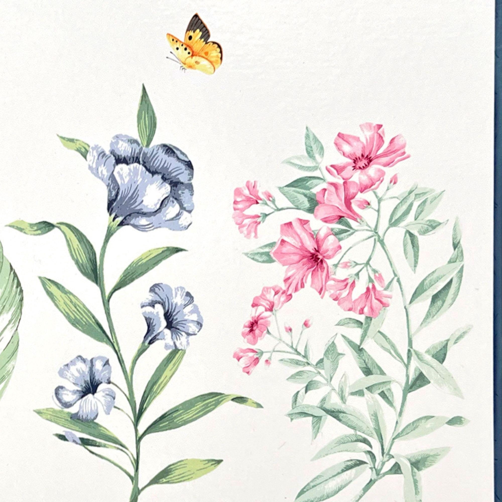 Lenox Butterfly Meadow Garden Cork Placemats, Set of 4, Multicolor, 12"W x 16"L
