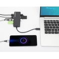 thumbnail image 2 of Hub USB-C Manhattan Negro con 7 Puertos USB-A 3.2 y Transferencia Rápida de Datos a 5 Gbps, 2 of 6