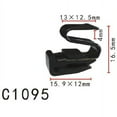 thumbnail image 3 of Clip de Ressort de Couvercle de Réservoir de Carburant MR970563 MB642442 pour Montero Eclipse Galant, 1 x Clip de Ressort de Carburant, Noir, 3 of 5