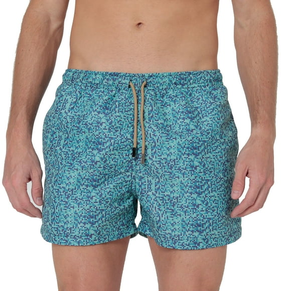 "Pixel" Traje de baño short Maré Collection H107/Traje de baño/ Secado rápido