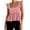 WenDA02_Red, variant on Square Neck Tank Tops for Women Ruffle Spaghetti Strap Sleeveless Plaid Flowy Crop Tops Cami Shirts Camisole Red, M
