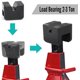 thumbnail image 2 of Almohadilla de goma para gato de elevación de coche, adaptador ranurado, soporte de gato, protección universal de la base del cuerpo del coche (4 almohadillas de gato), 2 of 5
