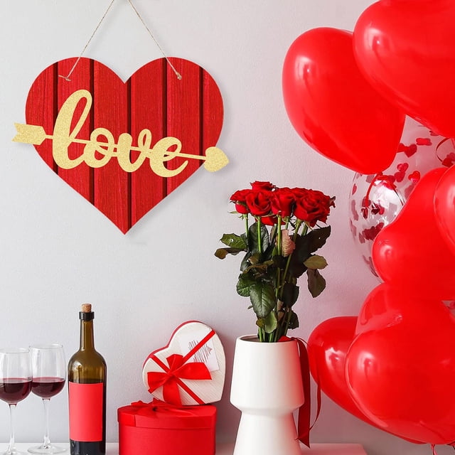 Elegant Valentine Party Door Number Light for Festive Holiday Celebration and Decoration Display