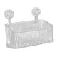 thumbnail image 5 of Carrito de ducha, organizador de ducha con ventosa, estante colgante para inodoro, cesta de ducha, estante flotante para baño para dormitorio y sala plata grande Macarena Organizador de ducha, 5 of 8