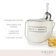 thumbnail image 3 of Twine "Have A Drink" Metal Ice Bucket and Scooper, Outdoor Party, 1 Gallon, 3 of 6