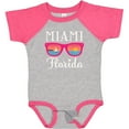 thumbnail image 3 of Inktastic Miami Florida Vacation Beach Trip Girls Baby Bodysuit, 3 of 5