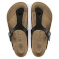 thumbnail image 6 of Birkenstock Womens Gizeh Thong Sandal - Black Birko-Flor - Size: 6-6.5 / 37, 6 of 6