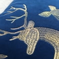 thumbnail image 2 of Holiday Decoration Embroidered Reindeer Pillow Case For Living Room Bedroom, 2 of 9