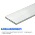 thumbnail image 3 of Uxcell Square Aluminum Flat Bar, 3/8" Thick 3" Width 10" Length Square Aluminum Bar For Industrial Building, 3 of 5