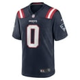 thumbnail image 2 of Men's Nike Christian Gonzalez  Navy New England Patriots Team Game Jersey, 2 of 6