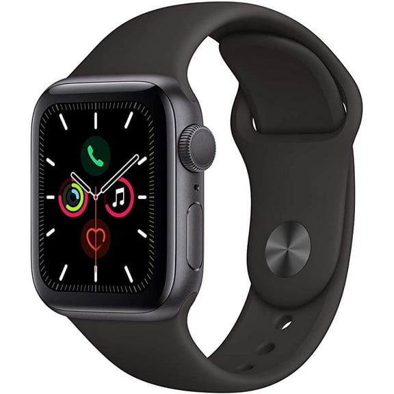 Pre-Owned Apple Watch Series 5 44MM Space Gray - Aluminum Case - GPS Cellular - Black Sport Band (Good)