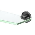 thumbnail image 5 of Gatco 5556 Sky Vanity Glass Shelf, Chrome, 5 of 7