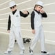thumbnail image 5 of Traje de chaleco para niños, traje de baile callejero, disfraz de hip hop para niños, disfraz de baile de jazz para niñas, 5 of 6