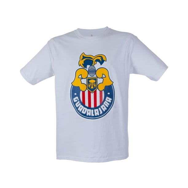 Playera Chivas Old School Sports Para Hombre Talla CH Blanco