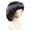 Brown, variant on WXLCISI Fashion Synthetic Mushroom Head BOB Brown Black Hair Wig Natural Hair Wigs