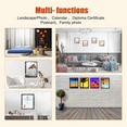 thumbnail image 4 of FBASport 4 Pcs Flexible PVC Frames for Diamond Art, for 30*40 cm Diamond Painting (Need Trimming) , for 10x14inch Picture, Not Wood Frame, Self-Adhesive Magnetic Frame for Home Decor Wall Door(Black), 4 of 7