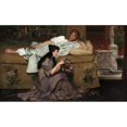 thumbnail image 2 of Lawrence Alma-Tadema 24x16 Black Ornate Framed Double Matted Museum Art Print Titled: Glaucus and Nydia (1867), 2 of 5