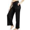 thumbnail image 6 of Yoga Pants for Women Wide Leg Pants with Pockets High Waist Stretch Loose Casual Lounge Sweatpants, 6 of 6