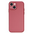 thumbnail image 1 of PANDACO Étui Coquille Souple Mat Rouge Vin pour iPhone 15 Plus, 1 of 3