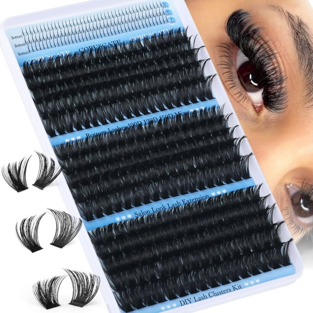 Extensiones de pestañas Cluster CORUSCATE 12-20 mm 390 unidades