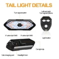 thumbnail image 3 of Luz de Señal de de Bicicleta Luces Traseras de Bicicleta LED USB Recargable Lámpara de Bicicleta Luz Trasera de Advertencia Inalámbrica, 3 of 8