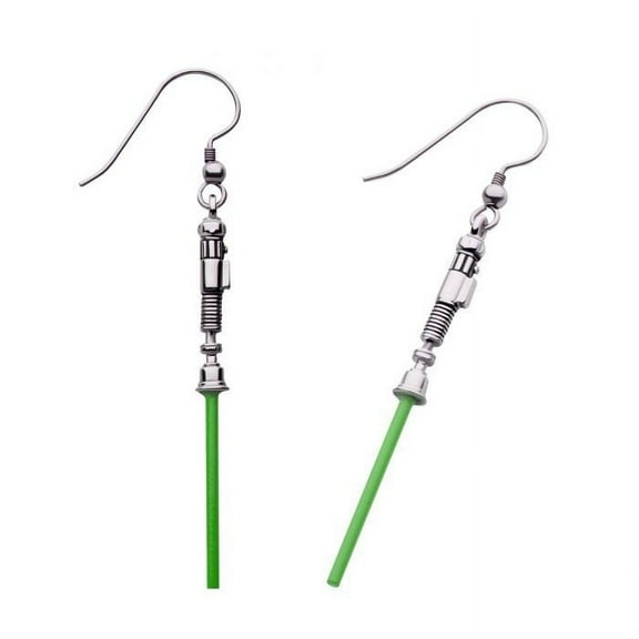 Star Wars Luke Skywalker's Lightsaber Dangle Earrings