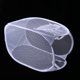 thumbnail image 2 of EeaseMX 2 cestas de ropa plegables, bolsa de lavandería, cesta de malla transpirable para el hogar (blancas), 2 of 8