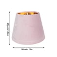 thumbnail image 2 of BRIGHTFUFU Table Lamp Gold Lining With Pink Cloth Durable 1Pack, 2 of 8