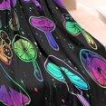 thumbnail image 3 of Purple Mushroom Star Black Pattern Blanket,Comfortable Soft Flannel Throw Blanket,All Season,Warm Lightweight Blankets for Sofa Bed Couch Living Room Chair,30"x40", 3 of 4