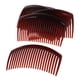 thumbnail image 4 of 12 piezas/juego de peines para el cabello hechos de plástico elegante accesorios de moda para el cabello tamaño café Hugo Peine de plástico, 4 of 10