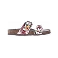 thumbnail image 3 of Womens madden girl Brando Comfort Slide Sandals, White Multi, 3 of 5