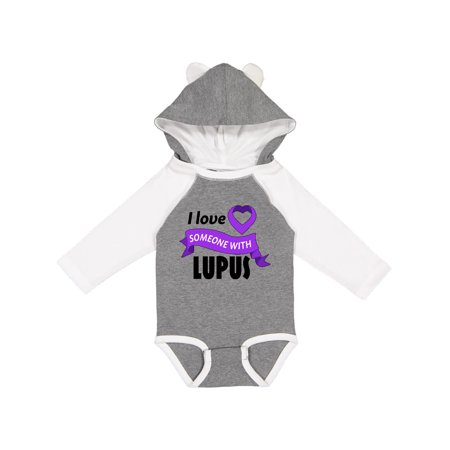 

Inktastic I Love Someone with Lupus Gift Baby Boy or Baby Girl Long Sleeve Bodysuit