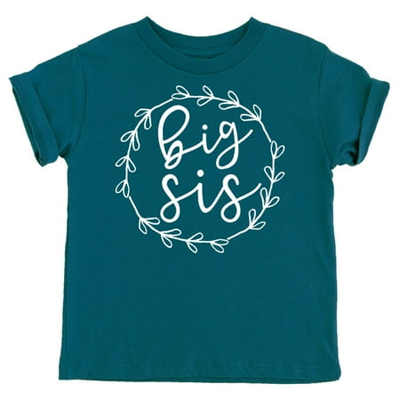 

Olive Loves Apple Big Sis Lil Sis T-Shirts and Bodysuits for Baby and Toddler Girls Sibling Outfits Oceanside Shirt 4T