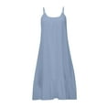 thumbnail image 5 of Women's Beach Dress Sleeveless Backless Camisole Mini Casual Summer Flowy Comfortable Lightweight Outfit Womens Casual Trendy Midi Dresses, 5 of 8