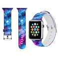 thumbnail image 1 of WIRESTER Apple Watch Sport Edition 38mm Apple Watch Band - Celestial Blue Purple Galaxy, 1 of 7
