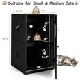 thumbnail image 4 of Costway 2-tier Litter Box Enclosure Furniture Hidden Cat House W/ Anti-toppling Device, 4 of 10