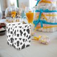 thumbnail image 3 of Paper Bag With Handles Black and White 12Pcs 8.3X5.8X3.1In For Portable, 3 of 7