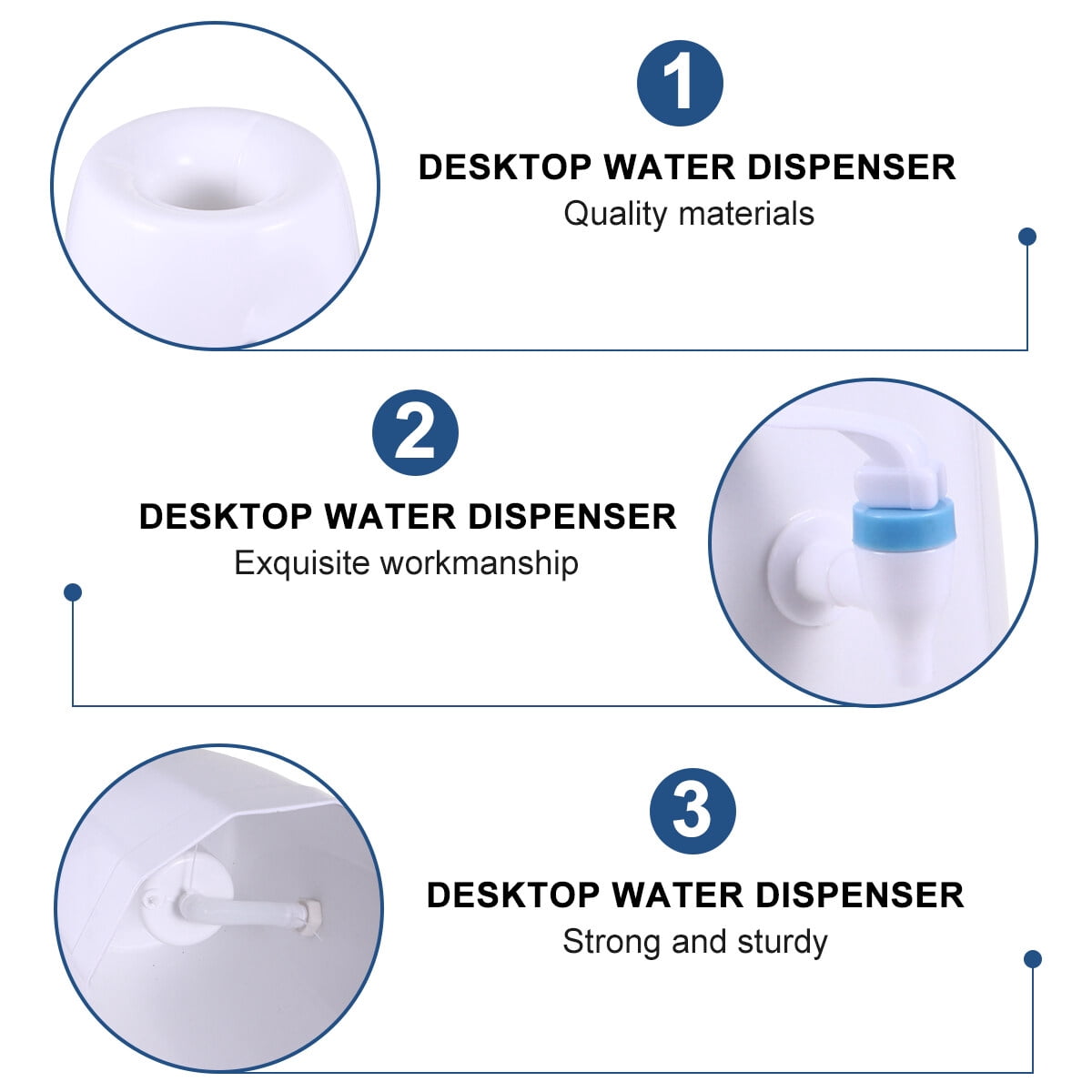 Monyance Water Dispenser Device Countertop Water Dispenser for Home & Office Use(10.63X9.06X6.69Inches)