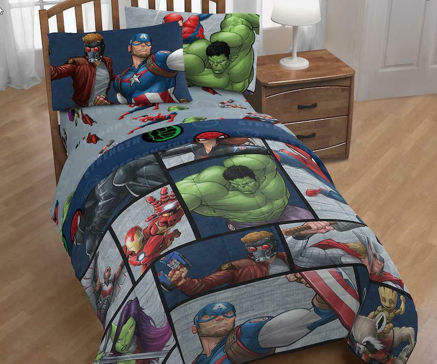 Marvel Comics Bedding Grey Single size 135 x 200cm 